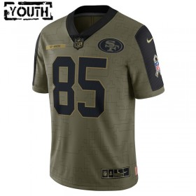 Lasten San Francisco 49ers NFL Pelipaita George Kittle 85 Nike 2021 Salute to Service